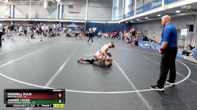 92 lbs Round 1 (4 Team) - Maxwell Pulis, Brawler Elite vs Jagger Locke, Ragin Raisins Catawba