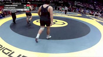 D3-285 lbs Champ. Round 1 - Logan Sifuentes, Liberty Center vs Axel Estrada, Canton C.c.