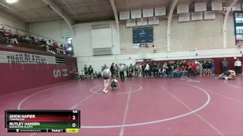 106 lbs Quarterfinal - Amon Napier, Torrington vs Rutley Hansen, Burns/Pine Bluffs