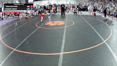 49-53 lbs Champ. Round 1 - Braylen Rone, MC Wrestling Huskies vs Connor Check, Lake Zurich Cubs Wrestling Club
