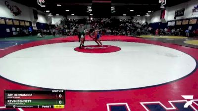 215 lbs Cons. Round 2 - Kevin Bennett, Long Beach Poly vs Jay Hernandez, Bishop Amat