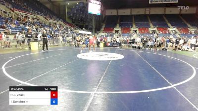 144 lbs Rnd Of 64 - Jayden Veal, IL vs Izaiah Sanchez, WI