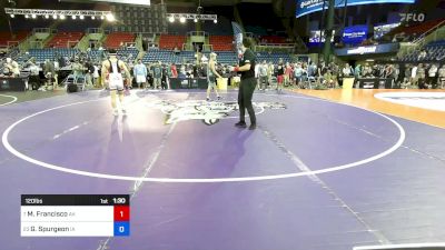 120 lbs Rnd Of 16 - Max Francisco, AK vs Gage Spurgeon, IA