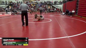 160 lbs Semifinal - Josiah Schaetzle, Dubuque Hempstead vs Holten Palmer, Waukon