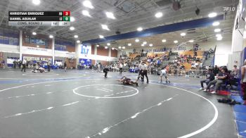 157 lbs Cons. Round 2 - Khristian Enriquez, Huntington Beach vs Daniel Aguilar, La Sierra