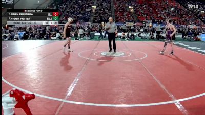 3A 113 lbs Cons. Round 3 - Aiden Figueroa, Kellogg vs Ayden Potter, Malad