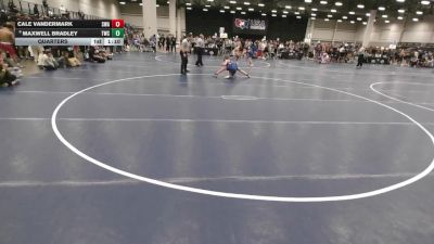 126 lbs Quarters - Cale Vandermark, Sebolt Wrestling Academy vs Maxwell Bradley, Tiger Wrestling Club