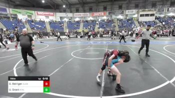 70 lbs 3rd Place - Grayson Beiriger, Alamosa Wrestling vs Uriah Grant, Athlos Wrestling