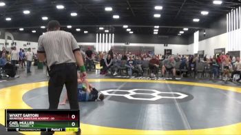 90 lbs Semis & 1st Wrestleback (8 Team) - Wyatt Sartori, Roundtree Wrestling Academy vs Cael Muller, Steller Trained