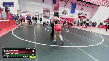 126 lbs Cons. Round 4 - Jaleah Stanton, LAWTON vs Kyla Voorhees, DUNCAN