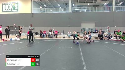 110 lbs Round 9 (10 Team) - Asher Anthony, Virginia Team Predator vs Willard Farnham, Wolfpack WC