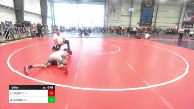 138 lbs Consi Of 64 #2 - Logan McMinn, NC vs James Galiano, NY