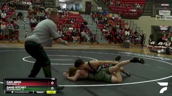 133 lbs Finals (2 Team) - David Ritchey, Oklahoma Boys vs Caio Aron, Texas Boys