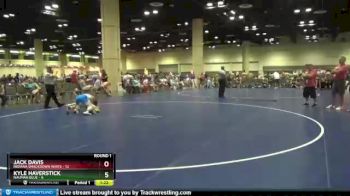 126 lbs Round 1 (10 Team) - Kyle Haverstick, Nauman Blue vs Jack Davis, Indiana Smackdown White