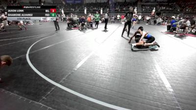 112 lbs 5th Place - Jaxon Lonk, Williamstown Braves vs Shamone Alvarez, Predators