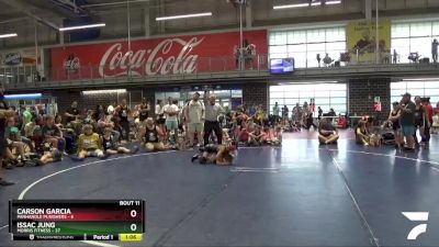 85 lbs Placement Matches (8 Team) - Issac Jung, Morris Fitness vs Carson Garcia, Panhandle Punishers