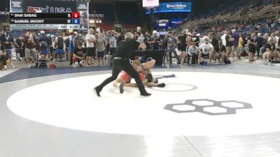 132 lbs Cons. Sub-rd Of 16 - Shai Sabag, Florida vs Samuel Moody, Utah
