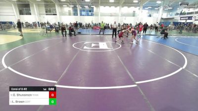 81 lbs Consi Of 8 #2 - David Shunamon, Tewksbury vs Lukas Brown, Goffstown NH