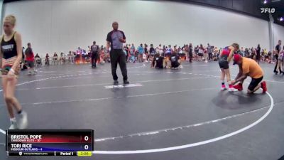 71 lbs Round 3 (8 Team) - Tori Rice, Missouri Outlaws vs Bristol Pope, Takedown Elite