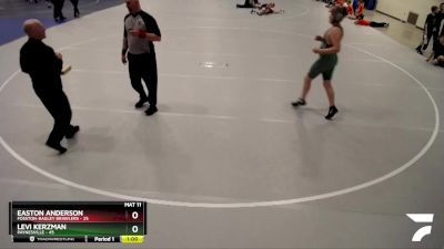 215 lbs Quarterfinals (8 Team) - Isaiah Hayes, Fosston-Bagley Brawlers vs Easton Braun, Paynesville