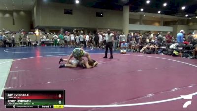 190 lbs Round 4 (6 Team) - Jay Eversole, TNWA #2 vs Rory Horvath, Crusaders WC- Black