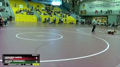 118-122 lbs Round 3 - Leonardo Garcia, Forest Grove vs Michael Huragakiza, McDaniel