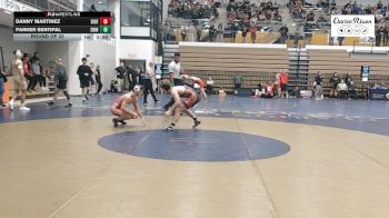 141 lbs Round Of 32 - Danny Martinez, Southern Illinois vs Parker Sentipal, Edinboro