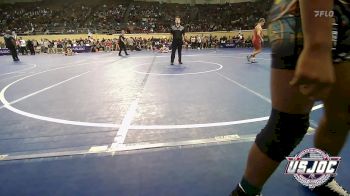 132 lbs Round Of 16 - Cash Stapleton, Cushing Tigers vs Desmond House, Woodward Youth Wrestling