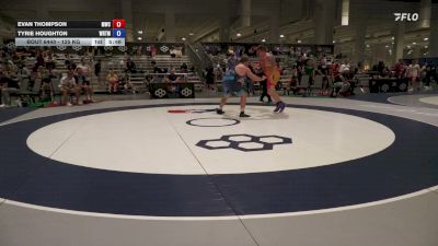 125 kg Cons. Sub-rd Of 16 - Evan Thompson, Mustang Wrestling Club vs Tyrie Houghton, Wolfpack RTC/ Titan Mercury Wrestling Club