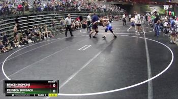 195 lbs Round 1 (6 Team) - Preston Burbach, Nebraska Blue vs Brycen Hopkins, Kansas Copperheads