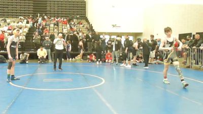 128-I lbs Round Of 32 - Joey Carrington, Greater Norristown K-8 vs Brahm Wenson, Rhode Rage Wrestling