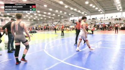 152 lbs Semifinal - Michael Boulanger, MA vs Holden Huhn, OH