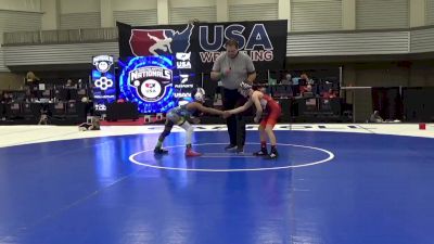 10U Boys - 71 lbs Champ. Round 2 - Daniel Khachatryan, California vs James Newell III, Springs Elite Wrestling Club