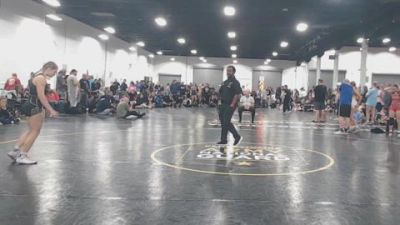 110 lbs Quarterfinal - Isabella Rogers, Lady Assassins - GK12E vs Rhilynn Tolzman, Black Mambas - GK12E