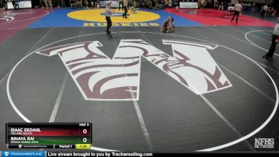 Champ. Round 1 - Isaac Ekdahl, Millard South vs Binaya Rai, Omaha Buena Vista