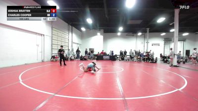 100 lbs Joshua Bratten, Iowa Blue vs Charles Cooper, Maryland