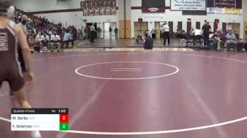 138 lbs Quarterfinal - Matt Sarbo, Altoona Area vs Finn Solomon, Franklin Regional