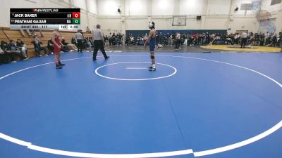 117 lbs Champ. Round 3 - Jack Baker, Liberty vs Pratham Gajjar, Milpitas