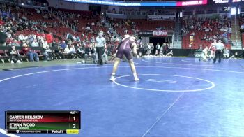 2A-285 lbs Quarterfinal - Ethan Wood, Mount Vernon vs Carter Heilskov, Hampton-Dumont-CAL