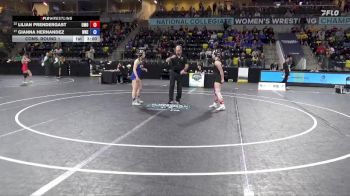 103 lbs Cons. Round 1 - Lilian Prendergast, Mount Olive vs Gianna Hernandez, Western New England