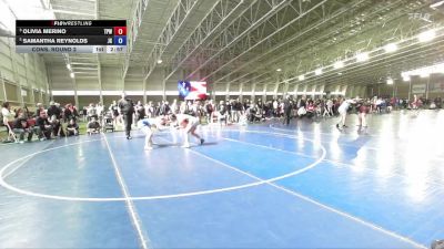 155 lbs Cons. Round 2 - Olivia Merino, Team Prestige Wrestling vs Samantha Reynolds, JWC Girls