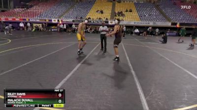 184 lbs 2nd Wrestleback (16 Team) - Malachi DuVall, George Mason vs Riley Davis, Wyoming