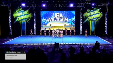 USA Wildcats - Senior Red [2025 Medium Senior Level 3 2] 2025 Winners Choice Live at Foxwoods