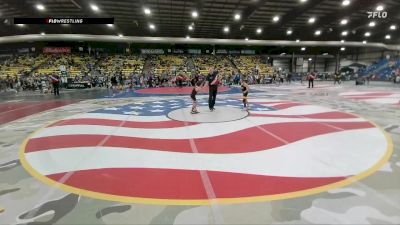 60 lbs Quarterfinal - Godrik Agnew, Mandan Wrestling Club vs Kye Camino, Douglas Wrestling Club