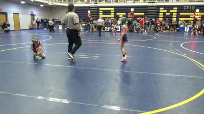 60.8-65 lbs Consy 6 - Reagan Brown, All American WC vs Charleigh Evans, Southern Tioga