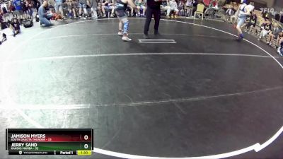 160 lbs Round 1 (4 Team) - Jerry Sand, Kansas Mamba vs Jamison Myers, South Dakota Thunder