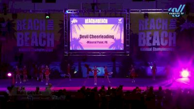 Devil Cheerleading - Mini Devils [2023 L1 Traditional Rec - 8Y (AFF) Day 2] 2023 ACDA Reach the Beach Showdown