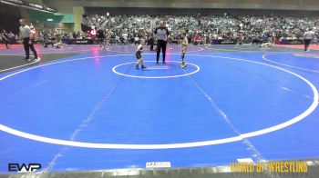 43 lbs Round Of 32 - Waylon Pearson, OKWA vs Duck Brown, Aniciete Training Club