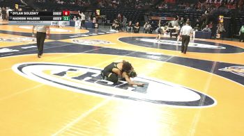 3A 138 lbs Champ. Round 1 - Nadeem Haleem, Tinley Park (Andrew) vs Dylan Solesky, Zion (Z.-Benton)