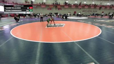 133 lbs Cons. Round 3 - Stone Farnsworth, Castleton vs Xavier Villalobos, North Central